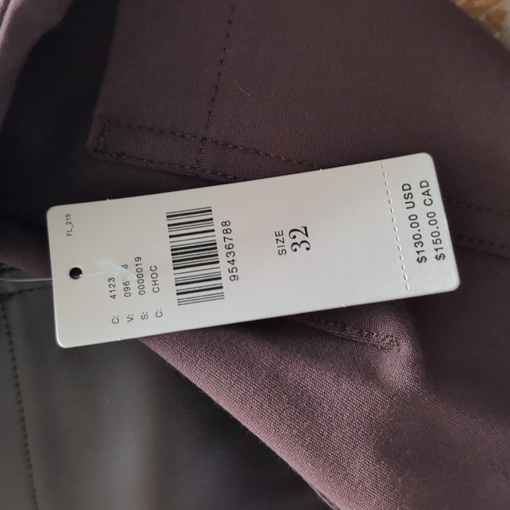 Maeve The Colette Cropped Wide Leg Faux Leather Pocket Pants NWT Size 32 - Picture 7 of 7